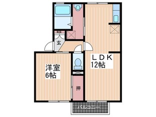 セジュ－ル梅林の物件間取画像